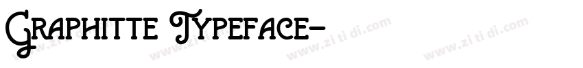 Graphitte Typeface字体转换